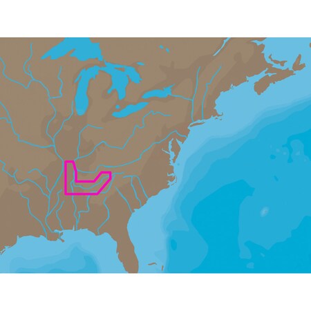 C-Map NT+ NA-C041 - TN River Paducah-Knoxville - C-Card NA-C041C-CARD